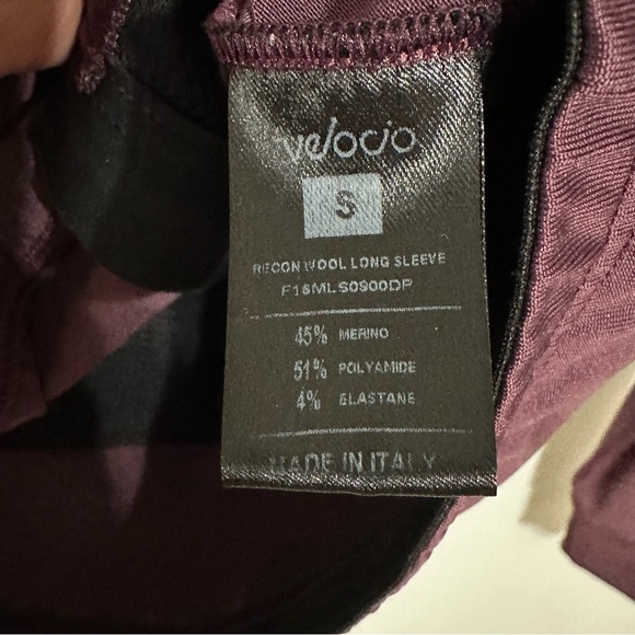 Velocio Recon Wool Long Sleeve Cycling Jacket Size Small - Picture 6 of 10